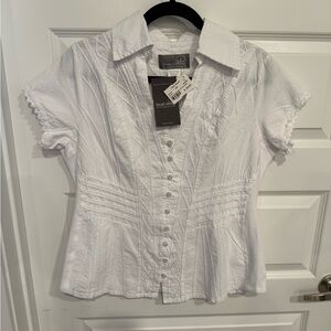 NWT Inca Cottons Pinto Ranch Button